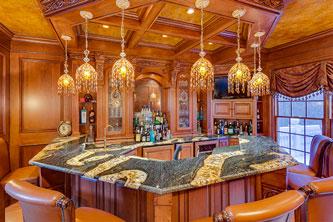 second fireplace/bar countertop sample